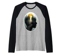 Sentiero di Crescita interiore Anima Spirituale Profondo Tranquillo Mente Maglia con Maniche Raglan