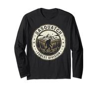 Sentiero Selvaggio della Divisione forestale di Bigfoot Sasquatch Maglia a Manica
