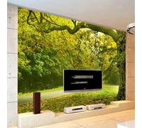 Sentiero Verde Bosco Fresco E Bello 3D Carta Da Parati Facile Installare Mobili Sfondi Ufficio Divano Camera Letto Sfondo Decorazione Murale-350cm×256cm