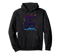Sentilo nella Tua Anima: insegui i Tuoi Sogni Inspirational Felpa con Cappuccio, Unisex per Adulti, Nero, L