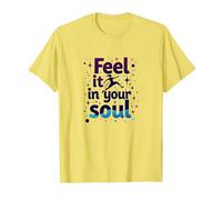 Sentilo nella Tua Anima: insegui i Tuoi Sogni Inspirational Maglietta, Uomo, Limone, XL