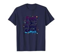 Sentilo nella Tua Anima: insegui i Tuoi Sogni Inspirational Maglietta, Uomo, Navy, XL