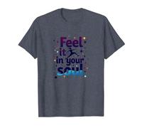 Sentilo nella Tua Anima: insegui i Tuoi Sogni Inspirational Maglietta, Uomo, Pervinca, XL
