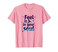 Sentilo nella Tua Anima: insegui i Tuoi Sogni Inspirational Maglietta, Uomo, Rosa, L