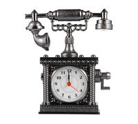 Sentimental Whirling Call Desk Telephone Model Detailed Polystyrene Handbuilt Library Study Decorative Accent Part Historic Phone Copy Interior Decoration