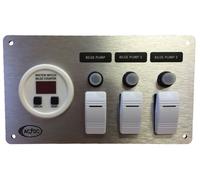 Sentina Pompa Pannello Con Digitale Contatore Per 3 Pompa Sistema, Alluminio