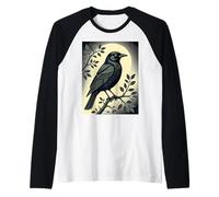 Sentinella della solitudine Il Corvo Maglia con Maniche Raglan