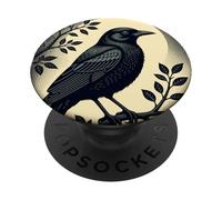 Sentinella della solitudine Il corvo PopSockets PopGrip Adesivo