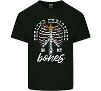 Sentire Il Natale Nelle Mie Ossa Maglietta Per Bambini Ragazzi E Ragazze