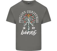 Sentire Il Natale Nelle Mie Ossa Maglietta Per Bambini Ragazzi E Ragazze