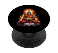 Sentirsi Bene, Mangiare Sandwich PopSockets PopGrip Adesivo