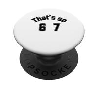 Sentirsi così 6 7 divertente Meme Hand Alpha Slang 67 6-7 PopSockets PopGrip Adesivo