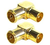 Sentivus SE-ATVC800-2 Adattatore per antenna ad angolo Premium, Accoppiamento spina coassiale, 2 pezzi