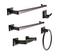 SENTO Cellar Classic Bathroom Accessories Set Heavy Duty Metal Bath H