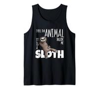 Sento l'animale Dentro di Me, è Un Bradipo Canotta