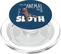 Sento l'animale dentro di me, è un bradipo PopSockets PopGrip per MagSafe