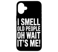 Sento Odore Di Vecchi… Oh Aspetta, Sono Io Umorismo Custodia per iPhone 16 Plus