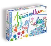 Sentosphère- Pavone Kit di Pittura, Accessori per disegnare e colorare, 3900668