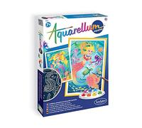 Sentosphère- Aquarellum Fospho Sirene Acquarelli, Colore Blu, Set da 12 Pezzi, 6416