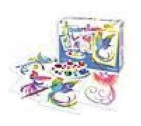 Sentosphère 3900060 Aquarellum Junior, Malset für Kinder, Motiv Paradiesvögel, Bastelset, Kreativ-Set, DIY Acquarelli, 13 unità (Confezione da 1)