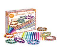 Sentosphère - Braccialetti dell'amicizia - Cofanetto creativo per bambini dagli 8 anni - creazione di 12 braccialetti brasiliani con fili colorati - 80004