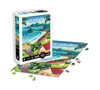 Sentosphere- Calypto 3907300-Puzzle da 500 Pezzi Caraibi, con Superficie vellutata, per Adulti e Bambini dagli 8 Anni in su, Puzzle Grafico, Costa, Vacanze, 7300