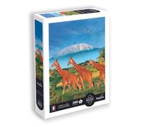 Sentosphere- Calypto 3907304-Puzzle da 500 Pezzi XL Soft Touch, Motivo: Giraffe, per Adulti e Bambini dagli 8 Anni in su, Africa, Savana, Kilimandjaro, 3907304