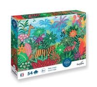 Sentosphere Calypto 3907805 - Puzzle da 54 Pezzi, Motivo: Giungla, con Parti Grandi e Superficie vellutata, con Poster Puzzle, per Bambini dai 5 Anni in su