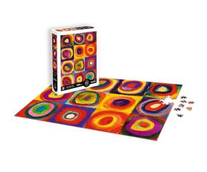 Sentosphère Calypto Wassily Kandinsky 3907011-Puzzle da 1000 pezzi, con superficie vellutata, per adulti e bambini dai 9 anni Studio dei colori, 3907011
