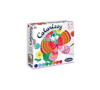 Sentosphère Colorizzy 3904504 - Kit Creativo per Pittura con i Numeri, per Bambini, Farfalle, Kit Creativo Fai da Te, Multicolore