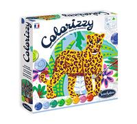 Sentosphère Kit pittura Colorizzy 3904511 per bambini Zebra e Leopardo Multicolore Medio
