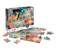 Sentosphere - Puzzle 54 pezzi - Foresta Féérique - Stampa 7 Colori - Finitura Soft Touch - 54,8 x 33 cm - Finito Il Puzzle e inventa le tue storie - Libretto scaricabile - Made in France