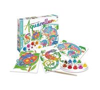 Sentosphere SEN6392 3906392 - Set per pittura ad acquerello, per bambini, animali, grandi, kit creativo fai da te, 15 pezzi