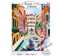 Sentosphère - Tavolozza dell'artista - Venezia - Dipinti con numeri - 16 colori - Qualità Belle Arti - Tempo libero e creativo per adulti - Made in France