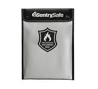 SentrySafe Borsa resistente al fuoco e all'acqua con cerniera per documenti, 3,8 x 27,9 x 38,1 cm, FBWLZ0