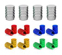 Senven Coperchio valvola in alluminio colorato di alta qualità, parapolvere per pneumatici, automobili, motocicli, camion, per evitare perdite d'aria-valvola universale pneumatico - 20Pcs