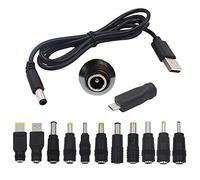 Senven Set di 13 pezzi adattatore DC-AC 5,5 x 2,1 mm, connettore DC. (questo prodotto è un convertitore di connettore di alimentazione, si prega di prestare attenzione prima dell'acquisto).