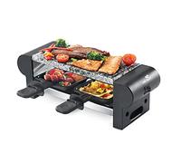 SENYA 2 persone raclette macchina, con pietra di cottura rimovibile, rivestimento antiaderente, 350W, My Little Raclette, SYCK-G065