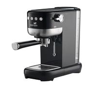 Senya Macchina da caffè Tasty Coffee Nero 20 Bar, Caffettiera Espresso e Cappuccino 1300W, Thermoblock, Montalatte, Spegnimento automatico, SYBF-CM006