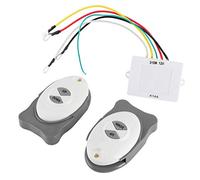 Senyar Controller per ancora, 12V Telecomando per salpa ancora senza fili Controller per assetto Accessorio per vela per barca marina con 1 ricevitore e 2 trasmettitori per interruttore wireles