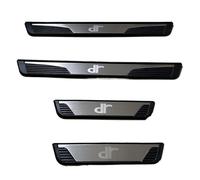 SenyEr Fit Dr 4.0 Dr 5.0 Dr 6.0 Davanzale della Porta Piatto dello Scuff Pedale di Benvenuto Protezione del Cuscinetto in Acciaio Inossidabile Accessori for Lo styling dell'auto(with Dr Letters 4PC)