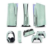 Senza Bolle, Senza Schiuma 03331 Per PS5 Console Disc Edition & Digital Edition Sticker Vinyl Decal Cover Per Ps5 Controller & Charging Station & Headset & Media Remote(Disc Version)