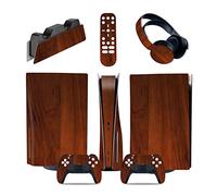 Senza Bolle, Senza Schiuma 71535 Per PS5 Console Disc Edition & Digital Sticker Vinyl Decal Cover Per Ps5 Controller & Charging Station & Headset & Media Remote(Digital Edition)