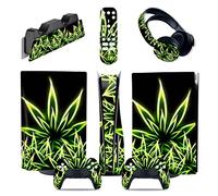 Senza Bolle, Senza Schiuma Per PS5 Console Disc Edition & Digital Edition Sticker Vinyl Decal Cover Per Ps5 Controller & Charging Station & Headset & Media Remote 41927(Digital Edition)