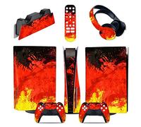 Senza Bolle, Senza Schiuma Per PS5 Console Disc Edition & Digital Edition Sticker Vinyl Decal Cover Per Ps5 Controller & Charging Station & Headset & Media Remote 89909(Digital Edition)