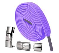 senza cravatta: elastici, scarpe eleganti | Unisex Quick Lock Stretch Sport Sportivi Corsa Escursionismo Escursionismo Cycling Gym Fitness Allenamento, porpora, Consulte la descripción