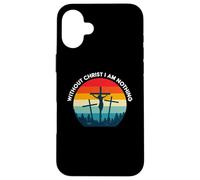 Senza Cristo non sono nulla - Salvato dalla Grazia Custodia per iPhone 16 Plus