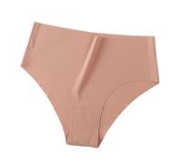 Senza Cuciture per Donna Slip Bikini Elasticizzato a Vita Alta Senza sfilatura, Morbidi Come la Jeans Donna Taglie Forti 52 Perizoma Cotone Bianco (Hot Pink, M)