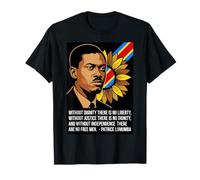Senza dignità Non c'è libertà - Patrice Lumumba Congo Maglietta