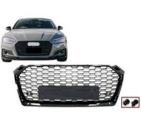 Senza Emblema Griglia per Audi A5 F5 17-19 RS Look Nero lucido